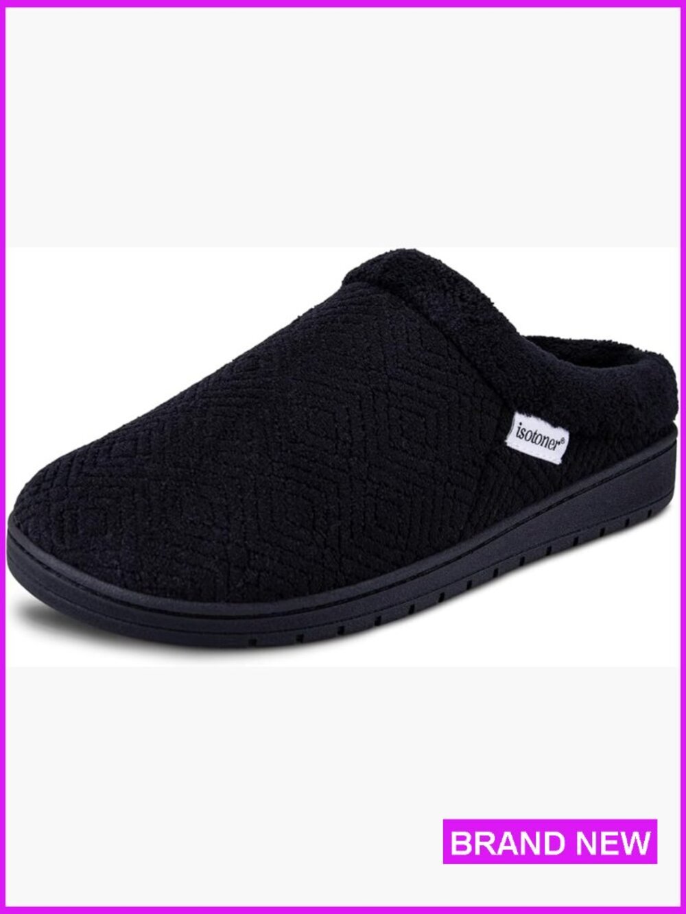 Slip-on Gemma Clog Slippers Memory Foam Comfy House Shoes Microterry Relaxation